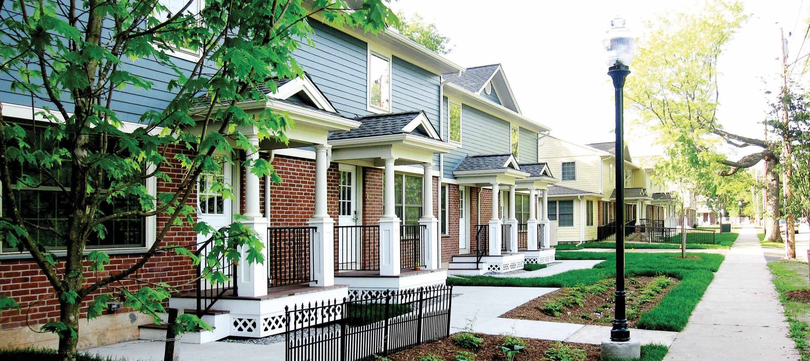 Chamberlain Heights townhouse row